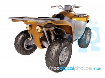 Atv Quad Bike Stock Photo