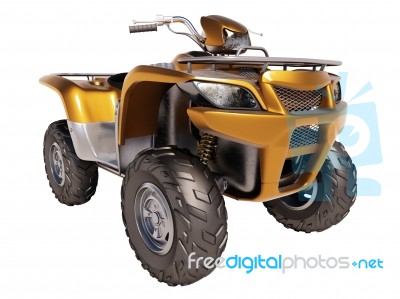 Atv Quad Bike Stock Photo