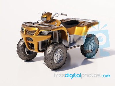 Atv Quad Bike Stock Photo