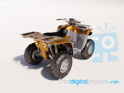 Atv Quad Bike Stock Photo