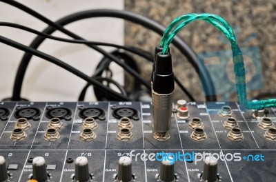 Audio Jack Stock Photo