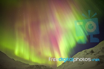 Aurora Borealis Stock Photo