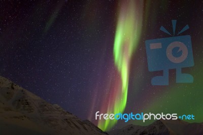 Aurora Borealis Stock Photo