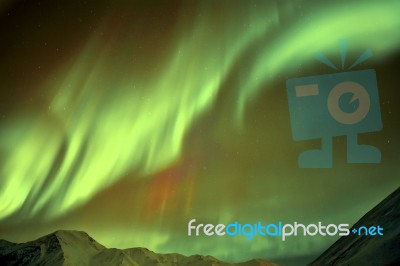 Aurora Borealis Stock Photo