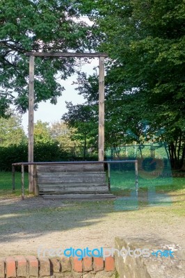 Auschwitz Concentration Camp In Oswiecim Poland Stock Photo