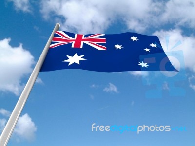 Australia Flag Stock Image