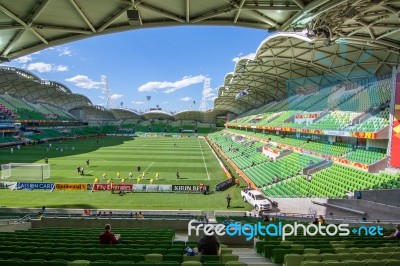 Australian Open 2015 Stock Photo