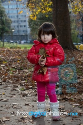 Autumn Games In The Park Stock Photo