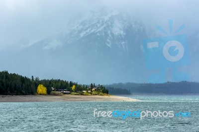 Autumn In The Grand Tetons Stock Photo