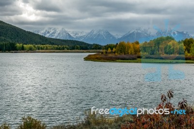 Autumn In The Grand Tetons Stock Photo