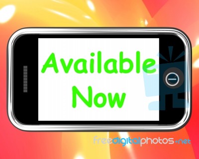 Available Now On Phone Shows In Stock Or Online Ordering Stock Image