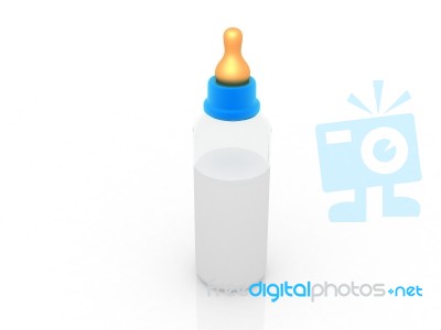 Baby Bottle Stock Image