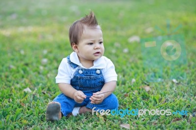 Baby Boy Stock Photo