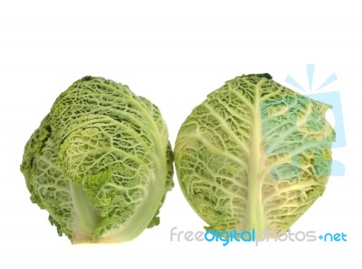 Baby Cabbages Stock Photo