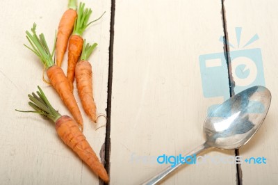 Baby Carrots Stock Photo