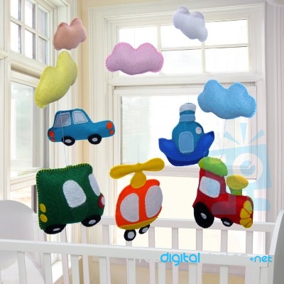 Baby Mobile Stock Photo