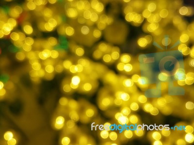 Background Bokeh From Light Decoration Stock Photo