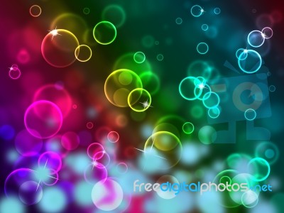 Background Bokeh Shows Abstract Blur And Color Stock Image