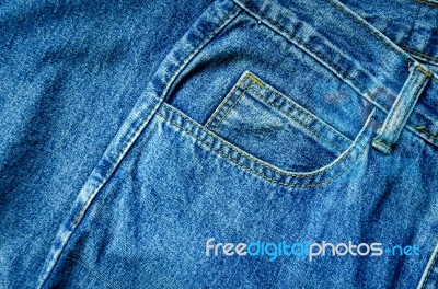 Background By Blue Jeans And Jean Lack Stock Photo