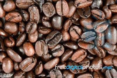 Background Coffee Beans Stock Photo