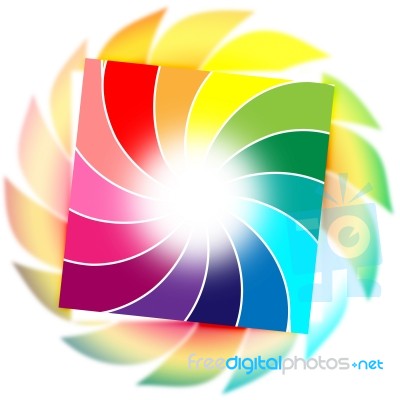 Background Color Shows Spiral Spiralling And Whirling Stock Image