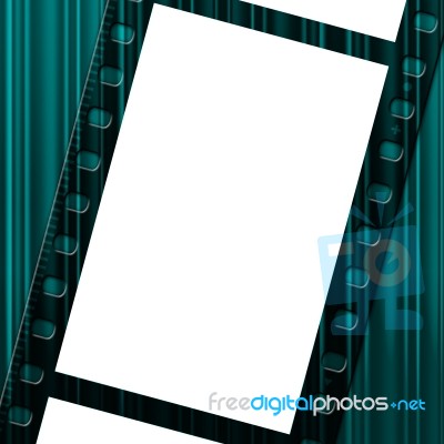 Background Copyspace Means Negative Film And Blank Stock Image