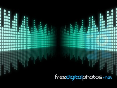 Background Copyspace Means Sound Track And Acoustic Stock Image