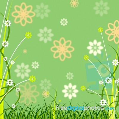 Background Copyspace Shows Flora Abstract And Copy-space Stock Image