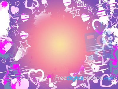 Background Copyspace Shows Valentine Day And Copy-space Stock Image