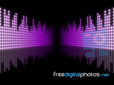 Background Equaliser Represents Text Space And Abstract Stock Image