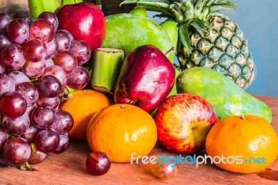 Background From A Fruits Stock Photo