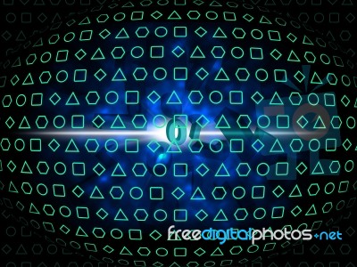 Background Glow Means Light Burst And Abstract Stock Image