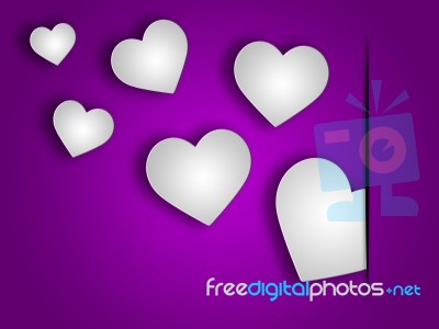 Background Hearts Indicates Backgrounds Valentine And Backdrop Stock Image