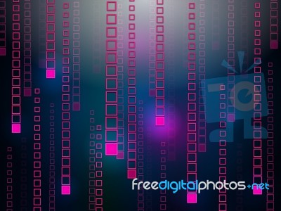 Background Matrix Indicates Light Burst And Encrypted Stock Image