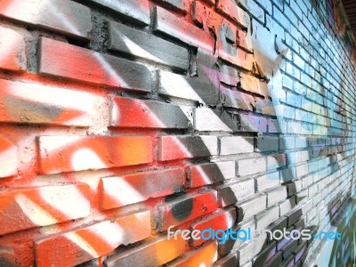 Background Of Brick Wall Stock Photo