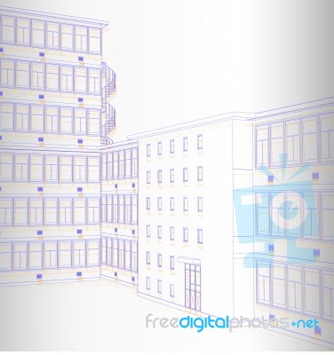 Background Of Building Design Stock Image