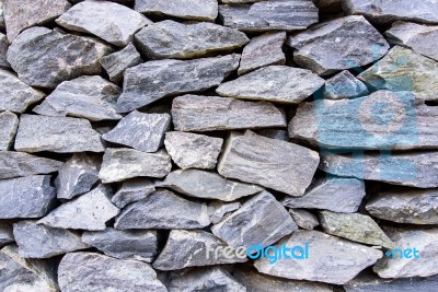 Background Of Gray Stone Wall Texture Stock Photo