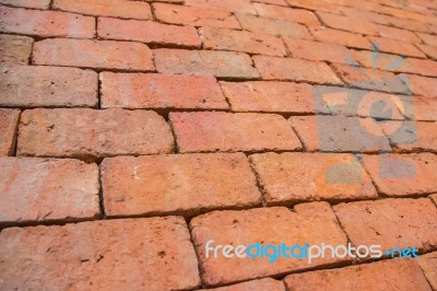 Background Of Old Vintage Brick Wall Stock Photo