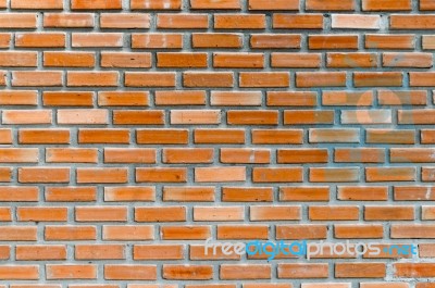 Background Of Old Vintage Brick Wall, Can Be Used For Display Or Montage Your Products Stock Photo