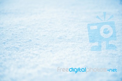 Background Of Soft Snow Stock Photo