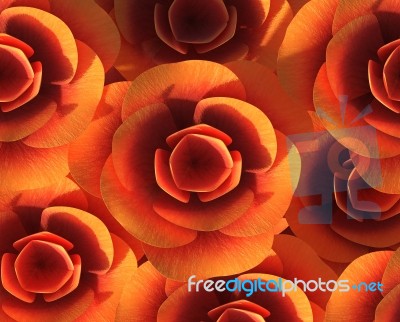 Background Roses Means Design Romantic And Valentine Stock Image