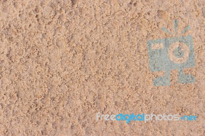 Background With Sand Texture Of The Beach In Summer Stock Photo