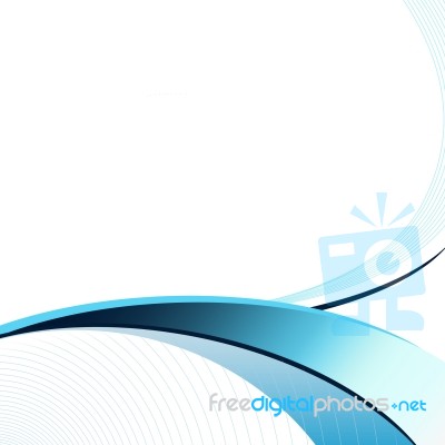 Background With Wave Shapes  Stock Image