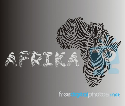 Background With Zebra Motif Stock Image