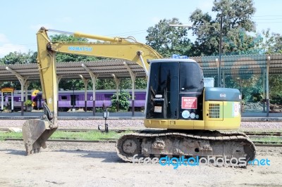 Backhoe Stock Photo