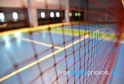 Badminton Net Stock Photo