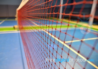 Badminton Net Stock Photo