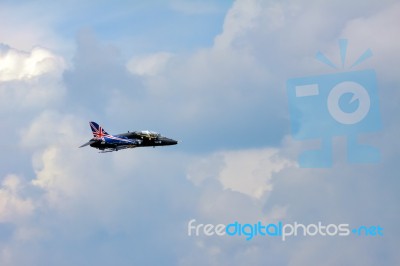 Bae Systems Hawk Aerial Display At Biggin Hill Airshow Stock Photo