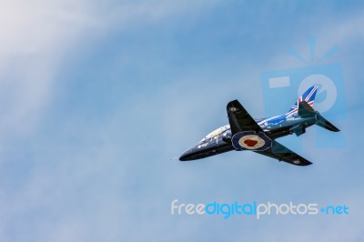 Bae Systems Hawk Aerial Display At Biggin Hill Airshow Stock Photo