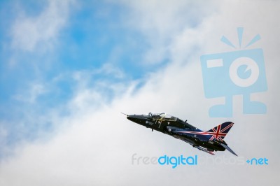 Bae Systems Hawk Aerial Display At Biggin Hill Airshow Stock Photo